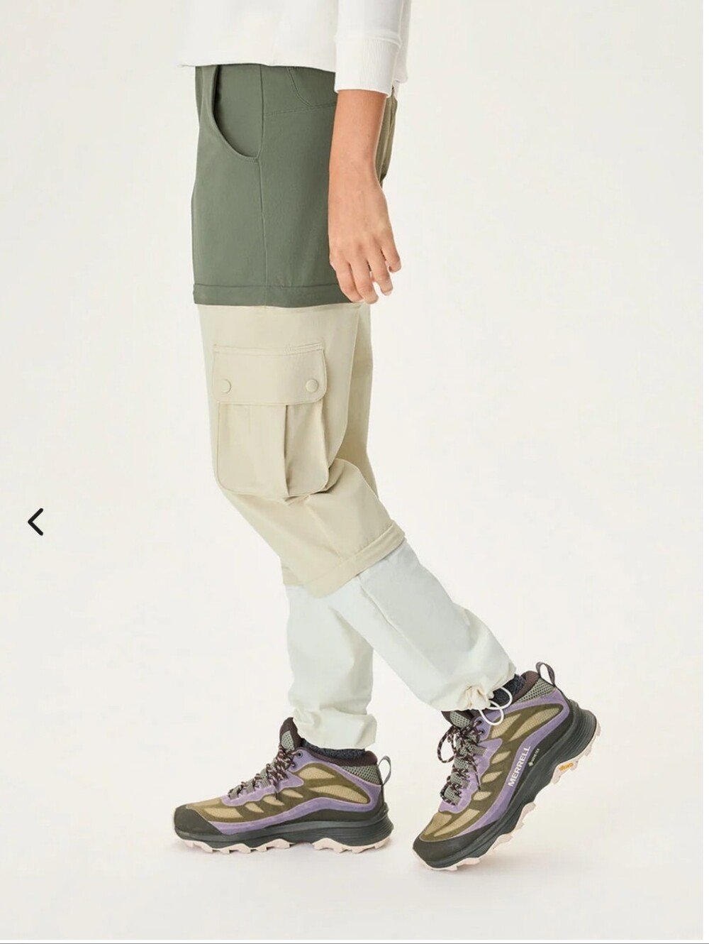NWT Outdoor Voices Zip-Off RecTrek Pants S - Picture 3 of 10